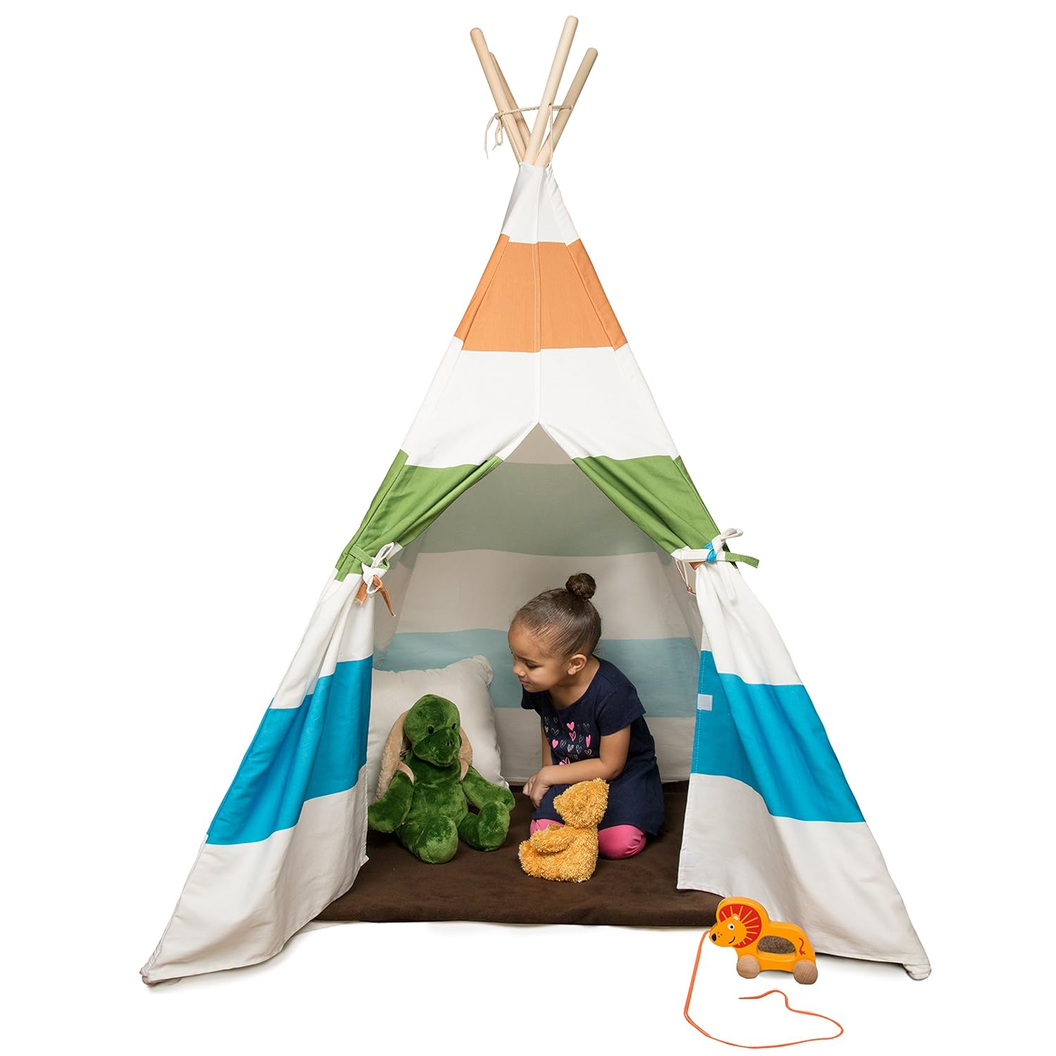 Svan Tienda Tipi en Lona niño 100% algodón con Pin de Marco de ...