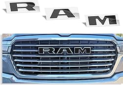 RAM Grille Emblem Overlay Decal Stickers 2025-2026