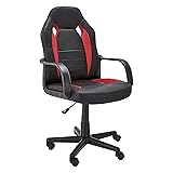 Amazon Basics Racing/Gaming Style Office Chair - Red