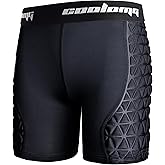 COOLOMG Youth Girls Softball Sliding Shorts Padded Compression Sliders for Baseball Football Lacrosse Cricket