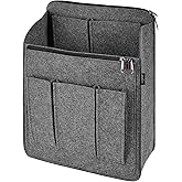 Kingshion Large Capacity Backpack Organizer Insert - Felt Storage Insert for 10"+ Backpacks, Rucksacks & Travel Bags | Vertical Design with Shoulder Strap Slot & Interior Pocket