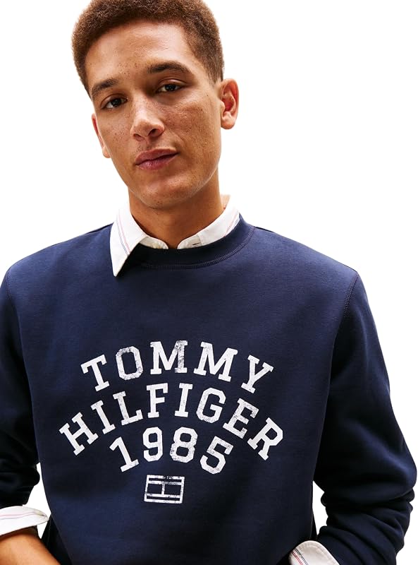 Sweatshirt masculino Archive com gola redonda, azul (Desert Sky), S — foto 3 de 5