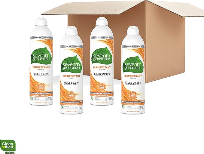 Amazon Com Seventh Generation Disinfectant Spray Fresh Citrus Thyme Scent 13 9 Oz Pack Of 4 Health Personal Care Amazon Com Seventh Generation Disinfectant Spray Fresh Citrus Thyme Scent 13 9 Oz Pack Of 4 Health Personal Care