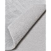Cruiser&rsquo;s Cach&eacute; Classic Organic Cotton Loop Bath Mat/Rug, 27" x 45" Gray