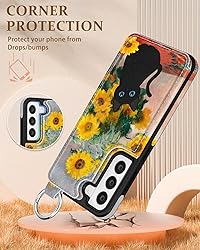Shorogyt for Samsung S22 Wallet Case with Card
