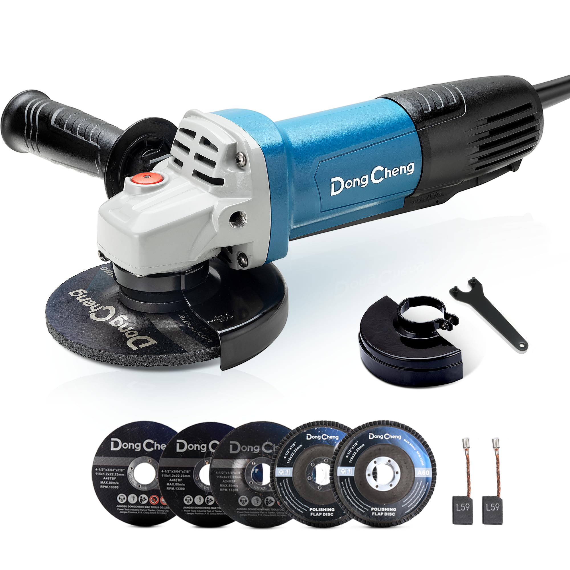 DongCheng Angle Grinder 4-1/2 inch 6.7-Amp Paddle