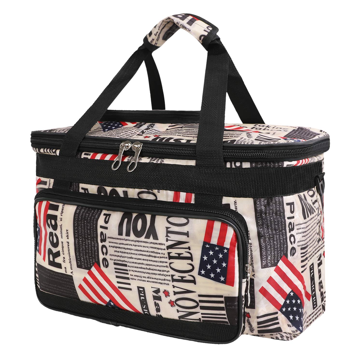 IPENNY Large Art Storage Bag Waterproof Premium Heavy Duty Spacious Carry Tote Bag Drawing Tool Organizer with Handle Shoulder Strap for Palette Paints Brushes Pencil Sketchbook — image 1