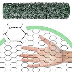 Chicken Wire 13.7 in x 236 in Poultry Wire Netting