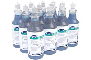 CREW Diversey 100925283 Neutral Non-Acid Bowl & Bathroom Disinfectant, 32 oz Squeeze Bottle, 12/CT