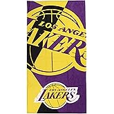 Northwest Los Angeles Lakers 30 x 60 inch Beach Towel, Puzzle Design