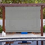 Patio Paradise Shades Roll Up Outdoor 4'Wx11.5'H