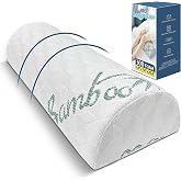 LVYSHOW Semi Roll Pillow, Under Knee Pillow | Under Leg Bolster for Lower Back Support, Half Moon Bed Pillow for Leg, Knee,Back Sleeping, 7.8&rdquo;x 20.4&rdquo;x 4.8&rdquo;