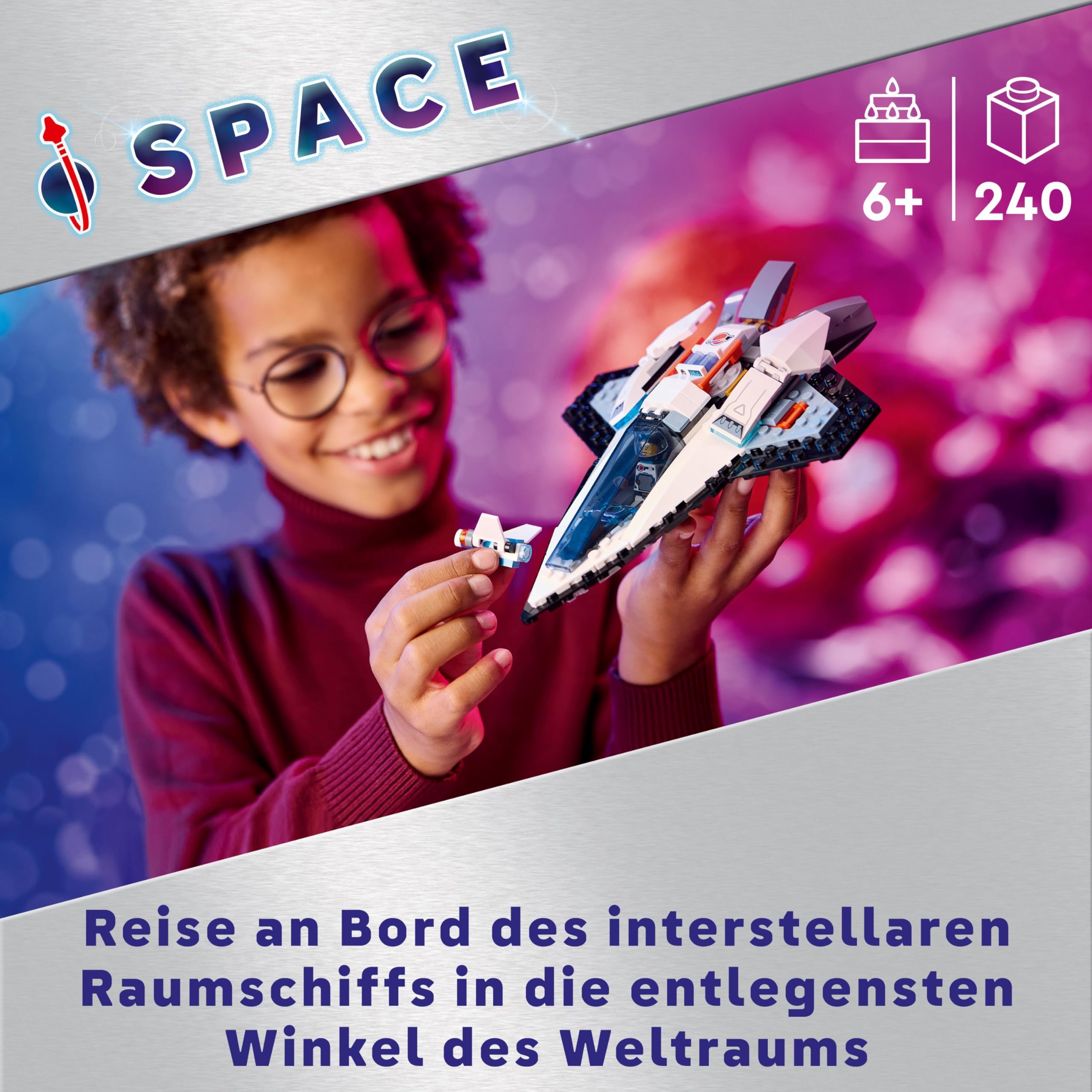 LEGO City Raumschiff, Weltraum-Spielzeug mit Space Shuttle für Kinder zum Bauen, Jungen und Mädchen ab 6 Jahren, Set mit Astronaut-Figur 60430 3