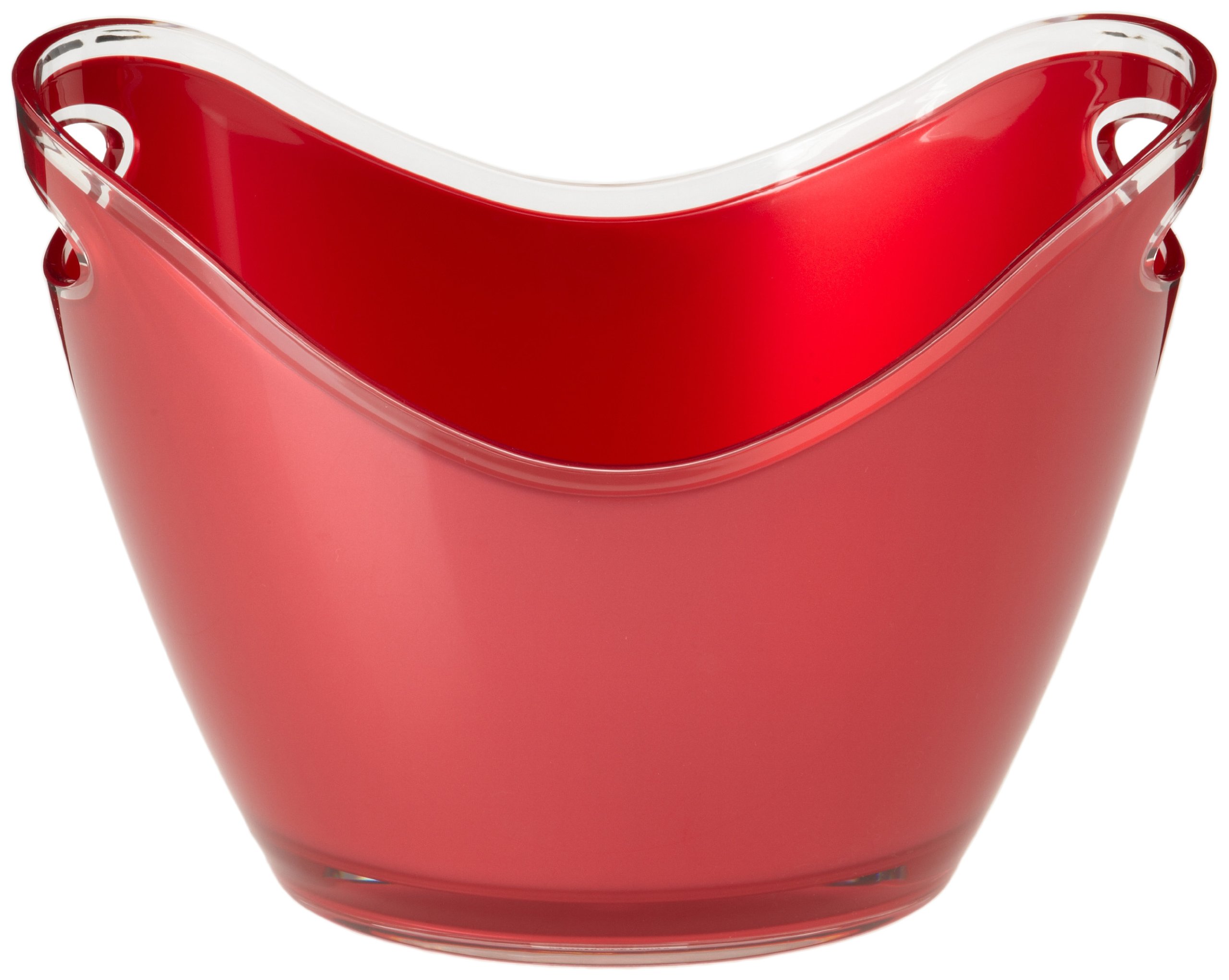 Prodyne Vino Gondola Wine Bucket, Red, 2 Bottle