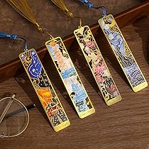 4 PCS Metal Bookmarks With Tassel, Iris, Violet, Tulip, Lily Of Valley Bookmark Pretty Bookmarks Women Very Beautiful Bookmark Metal Bookmarks Gifts Graduation 062 2 P 238712615 - View #14