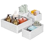 Sorbus Storage Baskets 4-Piece Set - Stackable