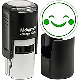 MaxMark Round Self Inking Emoji Stamp - Happy