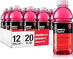vitaminwater power-c electrolyte enhanced water w/ vitamins, dragonfruit drinks, 20 fl oz, 12 Pack