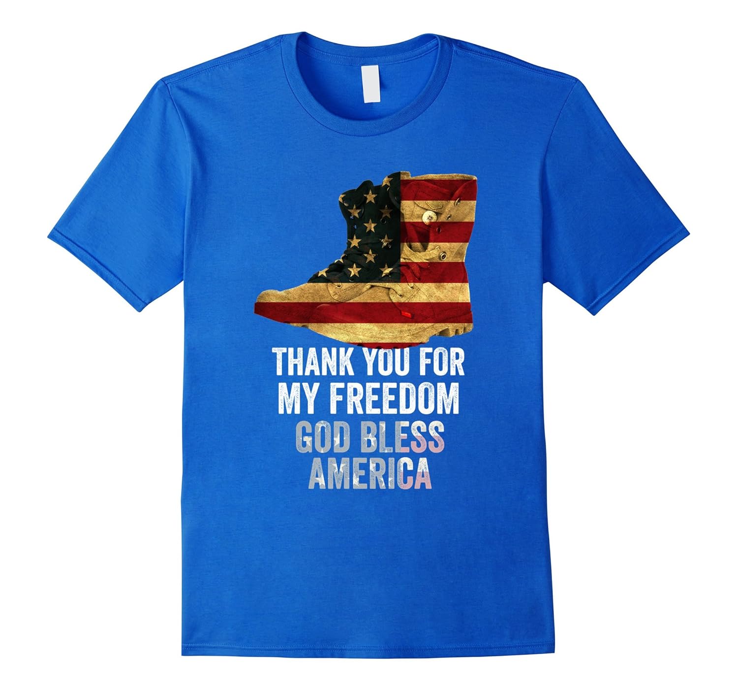 Thank You For My Freedom - God Bless America Cool T-Shirt-anz