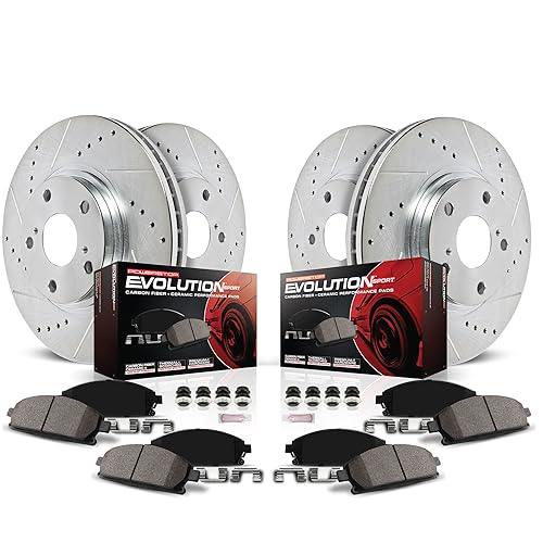 Kit de freno ranurado perforado Power Stop