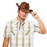 Rubies Brown Faux Suede Cowboy Hat for