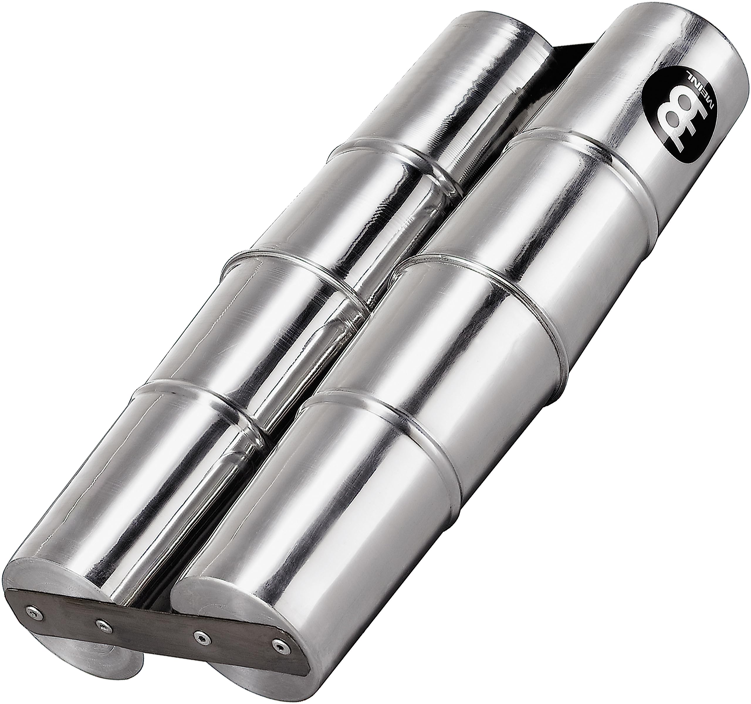 Meinl Percussion Aluminum Samba Shaker - Large Musical Instrument with warm Sound - Double - Aluminum, Silver (SSH2-L)
