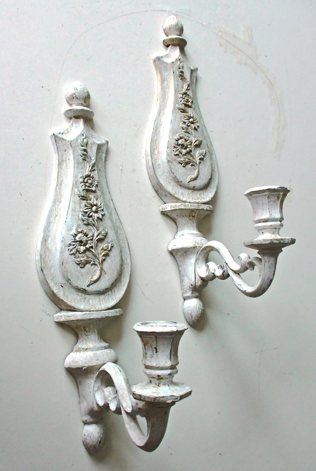 DAANIS Shabby Chic Wall Candle Holders