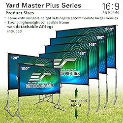 Elite Screens Yard Master Plus, 100-INCH 16:9, 8K