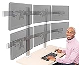 Stand Steady 6 Monitor Mount Desk Setup