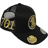 Capsnmore El Chapo Guzman Hat Black Mesh Snapback 4 Logos
