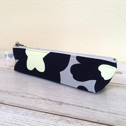 Amazon Co Jp Jam S Ukulele Ram 604 2 ペンケース スリム ペンポーチ グレー 黒 花柄 北欧柄 筆入れ ファスナーポーチ 小物入れ ハンドメイド 手作り プレゼント 楽器