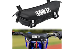 ThrottlePak Dirtbike Handlebar Bag | Compact Motorcycle Handle Bar Water Resistant Storage Pouch | Universal Fit Ebike Bag for Trail & Adventure Riding | Durable Surron Bar Bag