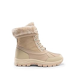 DREAM PAIRS Snow Boots for Women Waterproof Mid