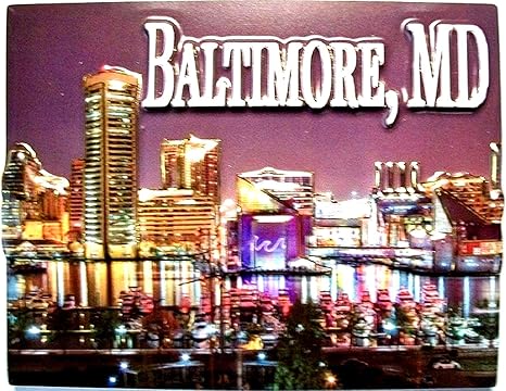 Amazon Com Baltimore Md Fridge Magnet Kitchen Dining
