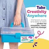 Blue Squid Deluxe Arts & Crafts Box 2800+ Pcs 2 Drawers 18 Compartments view 5