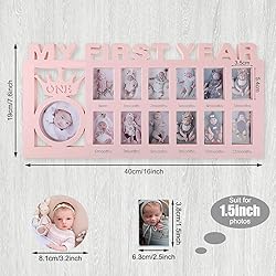 Unittype My First Year Baby Picture Frame Newborn
