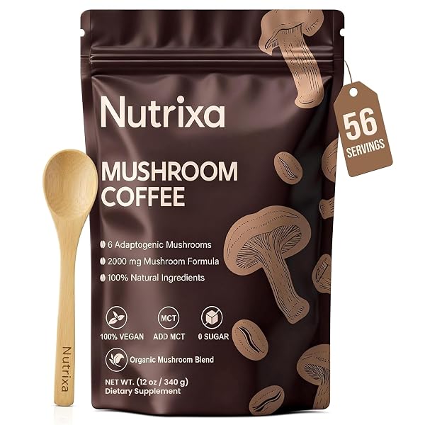 NUTRIXA MUSHROOM COFFEE ORGANIC MEDIUM ROAST 340G (56...