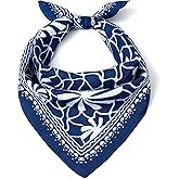 STARWHISPER Unisex 22x22 Inch Cotton Blended Soft Bandana Handkerchief Hair Scarf Headband for Men and Women