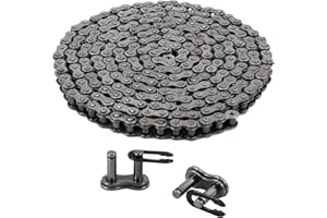 CHR PRECISION IN DETAIL CHR #40 Roller Chain - 10FT | 239 Links + 2 Connecting Links | 1/2" Pitch, Carbon Steel, 13.9kN Tensile Strength | Industrial Chain for Motorcycles & Machinery | ISO 9001-2000 Certified