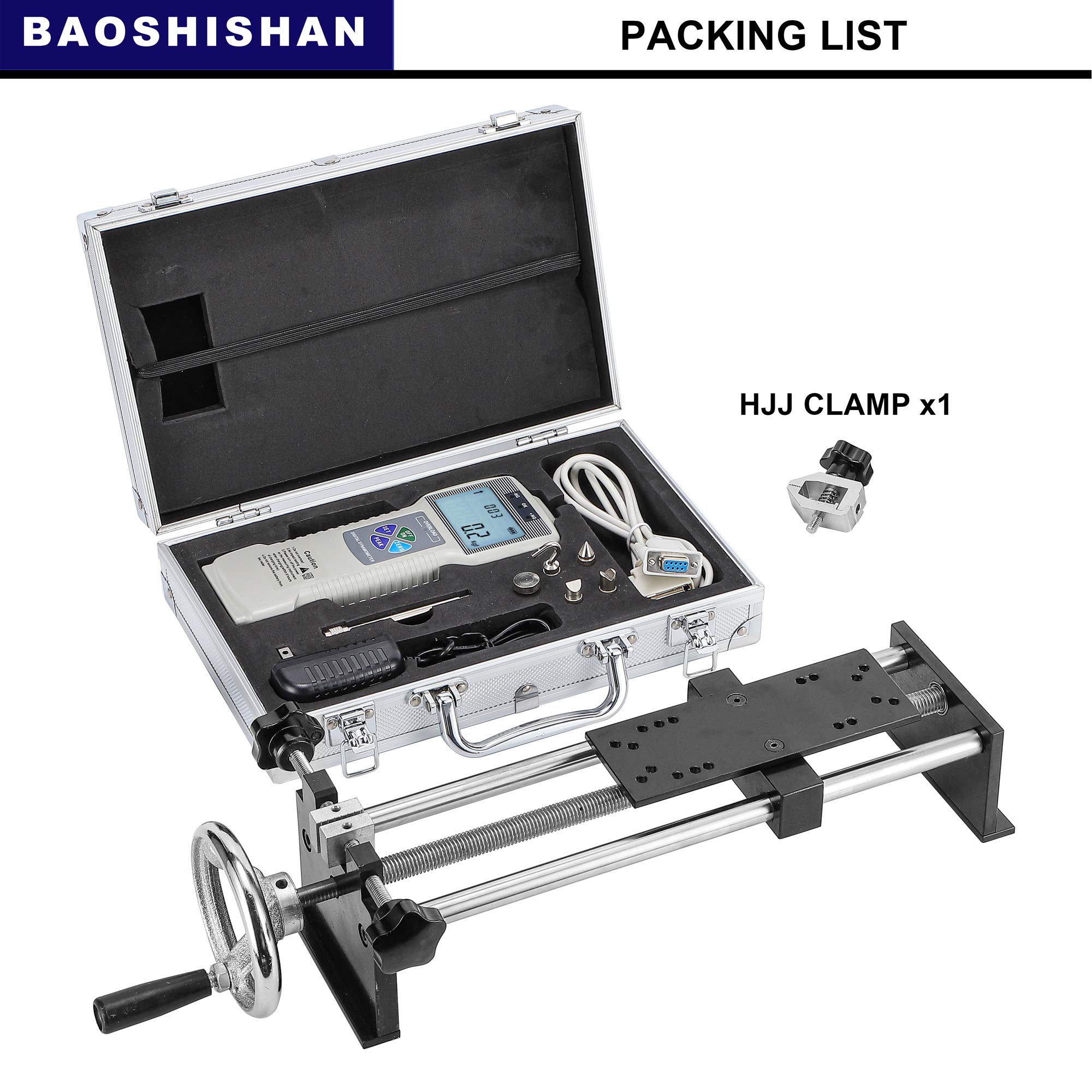 BAOSHISHAN Digital Force Gauge ZP500N (50kgf/110lbf/500N) With APW