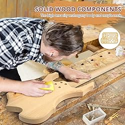 Ktaxon DIY Electric Guitar Kit, 46Inch DIY Bass