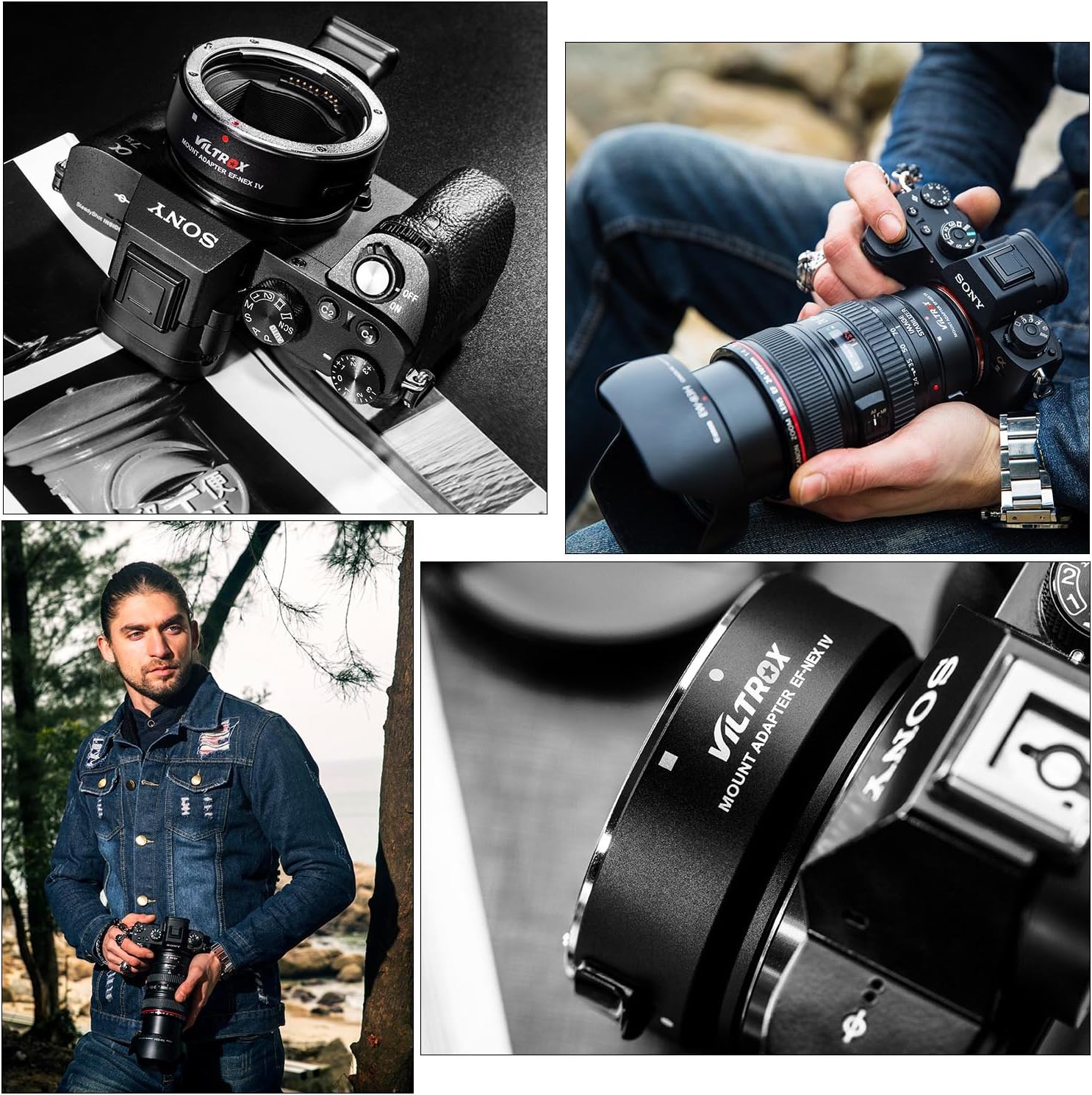 VILTROX EF-NEX IV Auto Focus Lens Mount Adapter Ring compatible with Canon EF EF-S Lens for Sony E Mount Full Frame Support PDAF and CDAF - Image 3