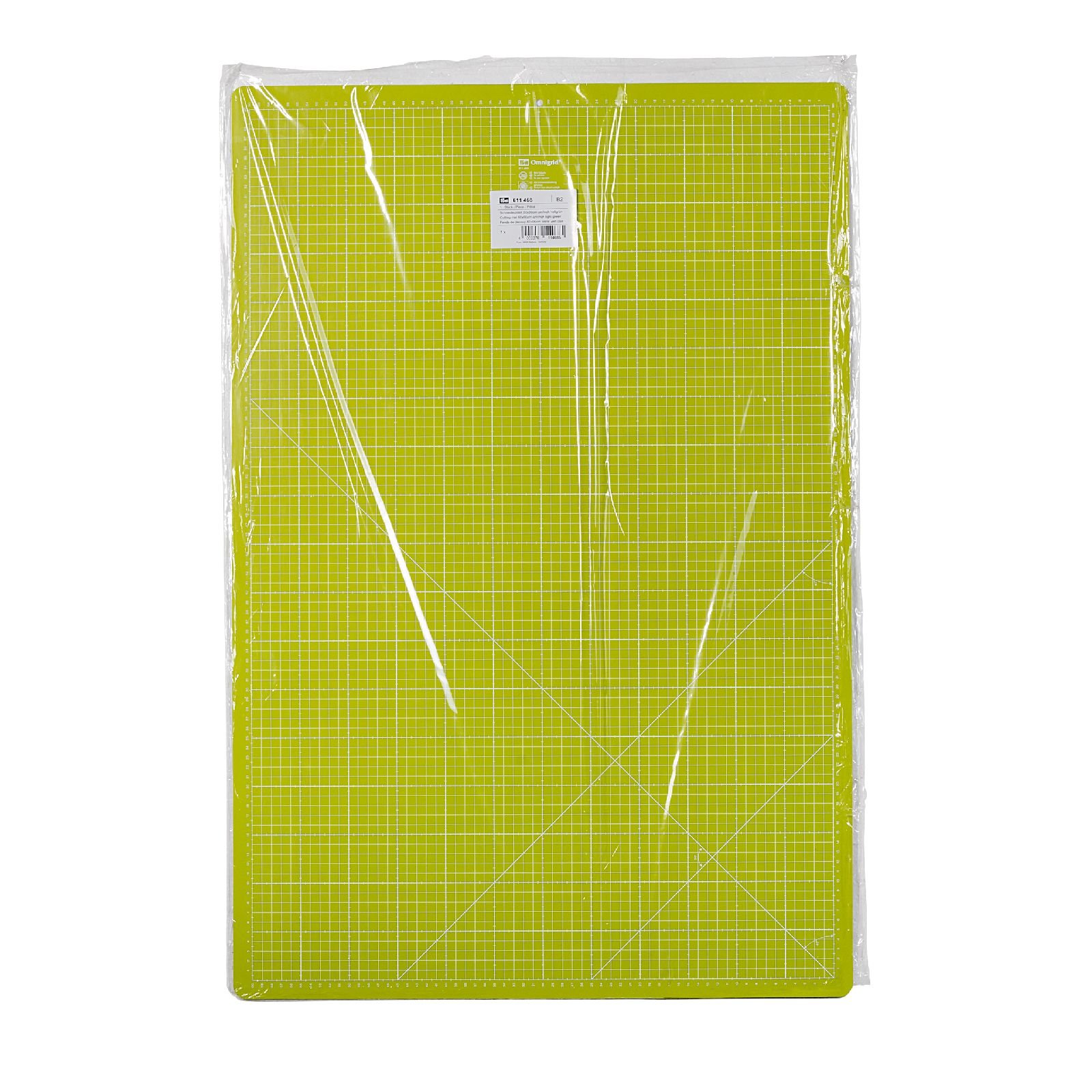 Prym - Lime Green Cm-Inch Division (60 x 90cm) Cutting Mat - 1 Unit