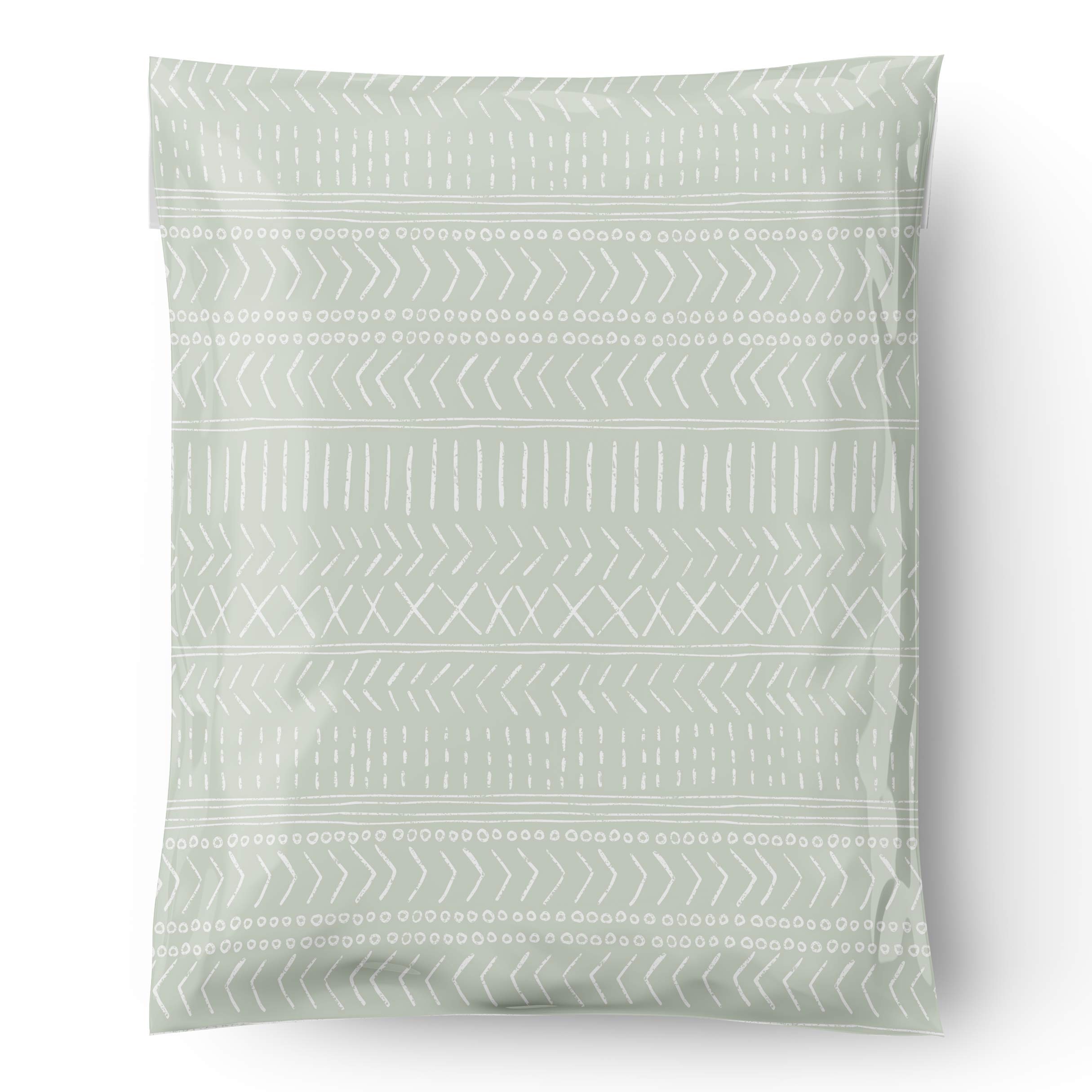 Poly Mailers 6x9 Inch 100 Pack Small Shipping Bags Strong Thick Mailing Envelopes | Self Sealing Adhesive | Waterproof & Tear Resistant | Small Business Packaging for Clothing - Boho Sage Green