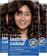Clairol Lasting Colour Permanent Hair Dye 5 Medium Brown Grey Coverage view 2