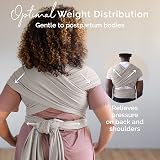 Boba Baby Wrap Carrier Original Beige 7–35 lbs Hands-Free Ergonomic view 6