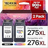 275 276XL Ink Cartridges Black/Color Replacement for Canon Pixma TS3720 Ink for Canon Printer Ink 275XL 276XL PG-275 XL/CL-27