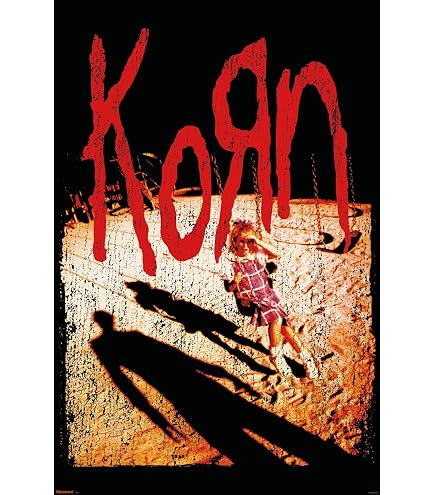 Amazon.com: LPGI Korn Fabric Poster, 30 by 40-Inch, B/W Logo