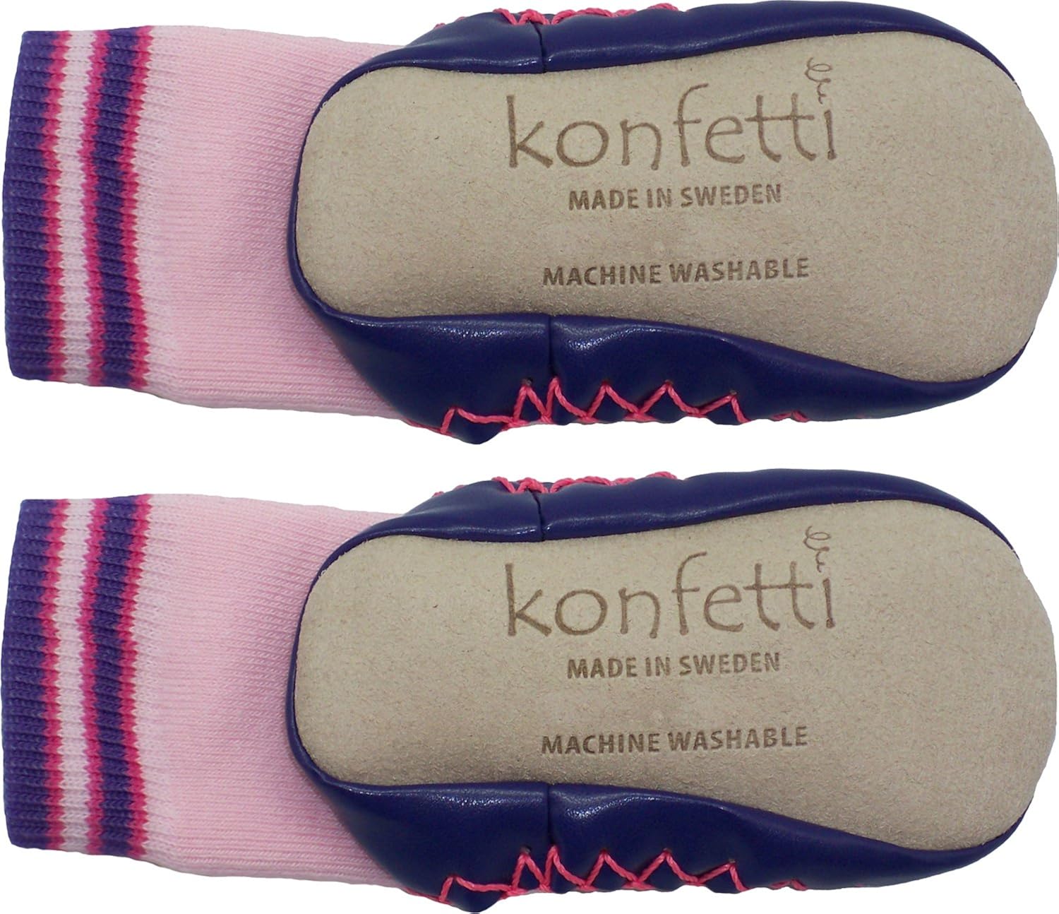 Konfetti Chaussons Suedois Motif Coeurs Pour Fille Chausson Chaussette Style Mocassin Pour Enfant Bebe Tout Petit Jeune Chaussures Chaussures Fille