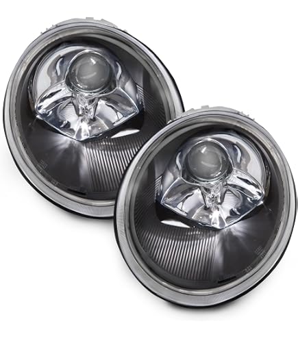 thumbnail image 2 of Black Euro Rear Tail Light Pair For 1998-2005 Volkswagen VW Beetle – Clear Lens, DOT/SAE 2 of 4